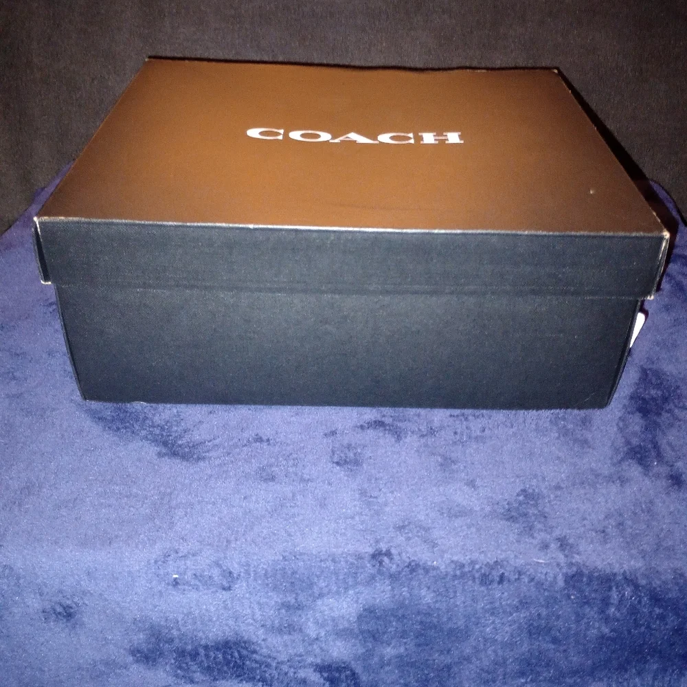 NWB Coach Haven Suede Boots Raw Umber Size 8.5B - Picture 13 of 13